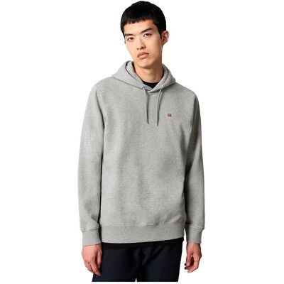 Napapijri Hoodie Balis (NA4FQV) - medium grey melange Napapijri Hoodie Balis (NA4FQV) - medium grey melange