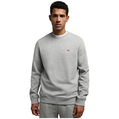 Sudadera Napapijri Balis (NA4FQW) - gris melange medio Sudadera Napapijri Balis (NA4FQW) - gris melange medio