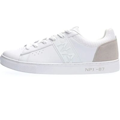 Napapijri Weiße Polyester Sneaker - Herrenschuhe EU42 Napapijri Weiße Polyester Sneaker - Herrenschuhe EU42
