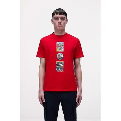 Napapijri NP0A4I3E Κόκκινο Logo T-shirt - T-shirt Napapijri NP0A4I3E Κόκκινο Logo T-shirt - T-shirt