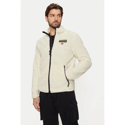NAPAPIJRI TYNIK - Beigefarbene Fleecejacke für Herren NAPAPIJRI TYNIK - Beigefarbene Fleecejacke für Herren