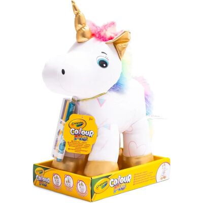 Crayola Einhorn Color Me Plush - Stofftier, 3 Waschbare Marker Crayola Einhorn Color Me Plush - Stofftier, 3 Waschbare Marker