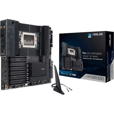 ASUS WRX80E-SAGE SE WIFI Motherboard - AMD WRX80, Extended ATX ASUS WRX80E-SAGE SE WIFI Motherboard - AMD WRX80, Extended ATX