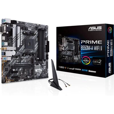 ASUS PRIME B550M-A WIFI II - Placa-mãe micro ATX AMD B550 ASUS PRIME B550M-A WIFI II - Placa-mãe micro ATX AMD B550