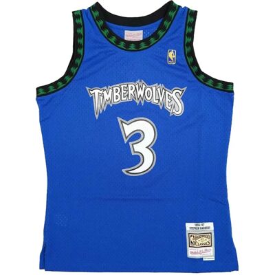 Mitchell & Ness Stephon Marbury Maillot en mesh royal - NBA Hardwood Classics Mitchell & Ness Stephon Marbury Maillot en mesh royal - NBA Hardwood Classics