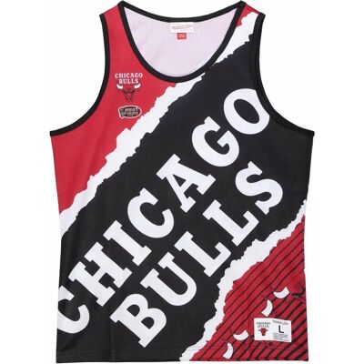 Camiseta de baloncesto Mitchell & Ness Chicago Bulls - Todo el año - Negro/Rojo Camiseta de baloncesto Mitchell & Ness Chicago Bulls - Todo el año - Negro/Rojo