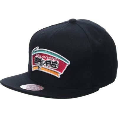 Mitchell & Ness Czarny Snapback Spurs San Antonio Mitchell & Ness Czarny Snapback Spurs San Antonio