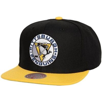 Mitchell & Ness Pittsburgh Penguins Dvoubarevná Snapback čepice - Čepice Mitchell & Ness Pittsburgh Penguins Dvoubarevná Snapback čepice - Čepice