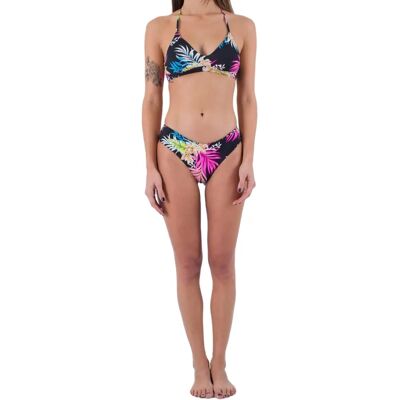 Hurley Hana Bas de Bikini Réversible Modéré (HDB1229) noir - Publicité Hurley Hana Bas de Bikini Réversible Modéré (HDB1229) noir - Publicité