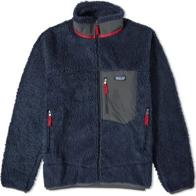 Veste en Fleece Classic Retro-X pour Homme de Patagonia - nouveau bleu marine/rouge cire - Publicité Veste en Fleece Classic Retro-X pour Homme de Patagonia - nouveau bleu marine/rouge cire - Publicité