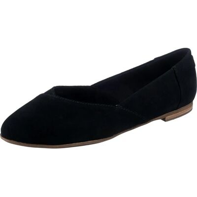 TOMS Chaussures Ballerines en Cuir noires TOMS Chaussures Ballerines en Cuir noires