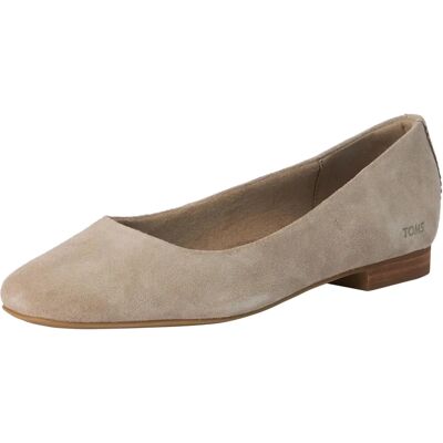 Chaussures TOMS Ballerines Briella 10020769 Dune Suede gris - Publicité Chaussures TOMS Ballerines Briella 10020769 Dune Suede gris - Publicité