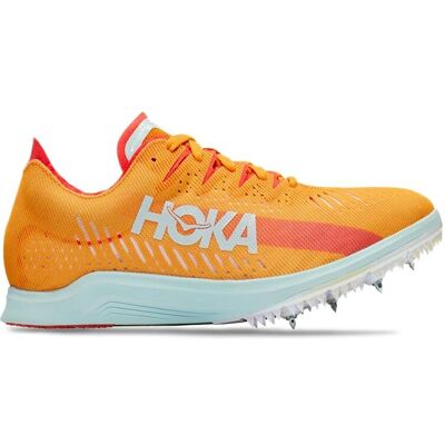 Hoka One One Cielo X Ld Spike Mens Orange Track Shoes - Lightweight Performance Hoka One One Cielo X Ld Spike Mens Orange Track Shoes - Lightweight Performance