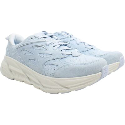 HOKA Damen Clifton L Wildleder Laufschuhe - Blau/Blau, Größe 10,5 HOKA Damen Clifton L Wildleder Laufschuhe - Blau/Blau, Größe 10,5
