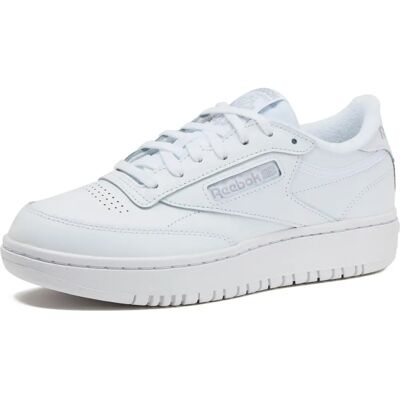 Reebok Clásicos Blancos Club C Doble Zapatillas - Zapato, Blanco, US 11 - Mujer Reebok Clásicos Blancos Club C Doble Zapatillas - Zapato, Blanco, US 11 - Mujer