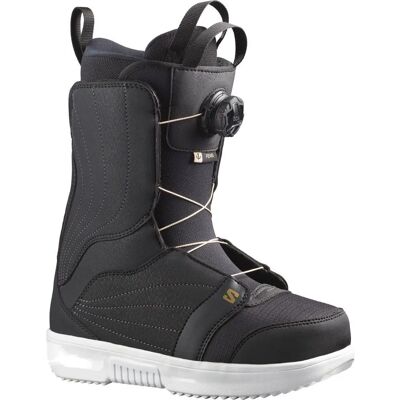 Salomon Pearl Boa Zwart Wit Goud - Snowboard SCHOEN Salomon Pearl Boa Zwart Wit Goud - Snowboard SCHOEN