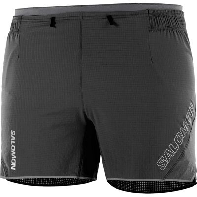 Shorts Salomon Deep Black - Correr por senderos ligeros Shorts Salomon Deep Black - Correr por senderos ligeros