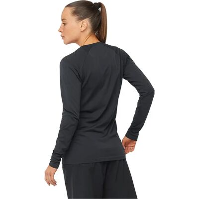 Salomon Sense Aero Seamless Damen-Top - Schwarz - Trail Running Salomon Sense Aero Seamless Damen-Top - Schwarz - Trail Running