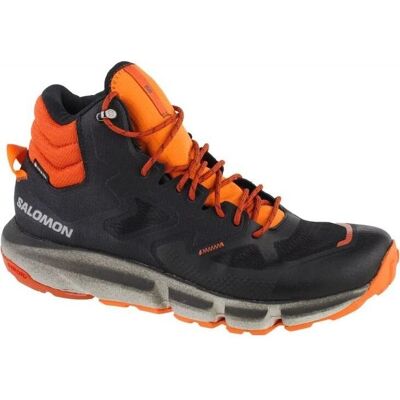 Salomon Predict Hike Mid Gtx 417368 Herren Schwarz - Wanderschuhe Salomon Predict Hike Mid Gtx 417368 Herren Schwarz - Wanderschuhe