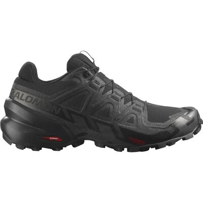 Salomon Dames Speedcross 6 Trail Shoes - Svart/Svart/Phantom - Trail Shoes Salomon Dames Speedcross 6 Trail Shoes - Svart/Svart/Phantom - Trail Shoes