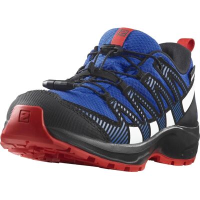 Chaussures de randonnée imperméables pour enfants Salomon - Bleu/Noir/Rouge - 33 - Publicité Chaussures de randonnée imperméables pour enfants Salomon - Bleu/Noir/Rouge - 33 - Publicité