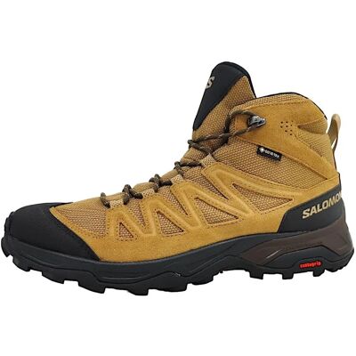 Salomon X Ward Leder Mid Gtx - Wanderschuhe - Braun - Ganzjährig Salomon X Ward Leder Mid Gtx - Wanderschuhe - Braun - Ganzjährig