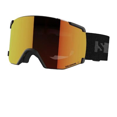 Occhiali Salomon S View - Unisex - Rosso Medio - Compatibili con Casco da Sci Occhiali Salomon S View - Unisex - Rosso Medio - Compatibili con Casco da Sci