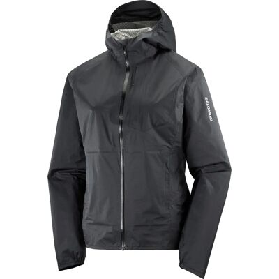 Chaqueta impermeable Salomon Bonatti - Negro - Impermeable, transpirable, ligera Chaqueta impermeable Salomon Bonatti - Negro - Impermeable, transpirable, ligera