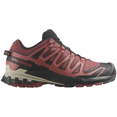 Salomon Damen XA Pro 3D V9 Gore-Tex Trailrunningschuhe - Schwarz/Burgund - Schuhe Salomon Damen XA Pro 3D V9 Gore-Tex Trailrunningschuhe - Schwarz/Burgund - Schuhe