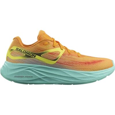Salomon Aero Glide Laufschuhe - Orange/Grün - Leicht, Atmungsaktiv, Gepolstert - Straßenhaft Salomon Aero Glide Laufschuhe - Orange/Grün - Leicht, Atmungsaktiv, Gepolstert - Straßenhaft