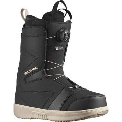 Salomon Faction Boa Black Rainy Day - Lumilautakengät Salomon Faction Boa Black Rainy Day - Lumilautakengät