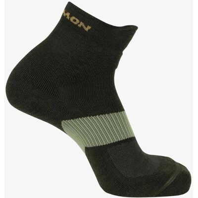 Salomon X Ultra Quarter Unisex - Peat / Deep Lichen - Skarpety Salomon X Ultra Quarter Unisex - Peat / Deep Lichen - Skarpety