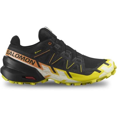 Salomon Speedcross 6 GORE-TEX Trail Running Shoes - Zwart/Sulphur Spring Salomon Speedcross 6 GORE-TEX Trail Running Shoes - Zwart/Sulphur Spring