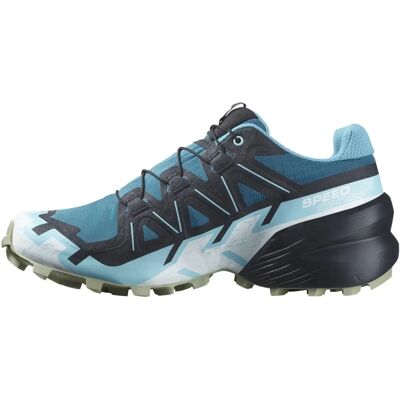 Salomon Speedcross 6 Schoenen - Lichtblauw/Turquoise - Trailrunningschoenen Salomon Speedcross 6 Schoenen - Lichtblauw/Turquoise - Trailrunningschoenen
