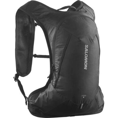 Zaino Salomon Cross 8 Nero - Attrezzatura per escursionismo e corsa Zaino Salomon Cross 8 Nero - Attrezzatura per escursionismo e corsa