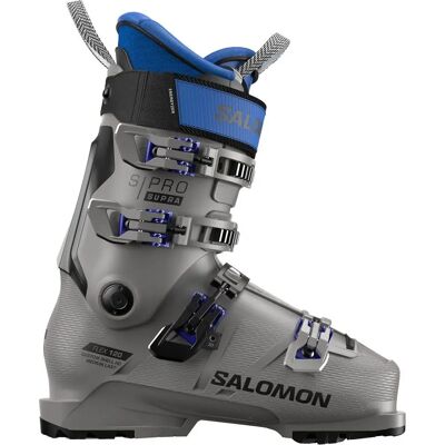 Salomon Miehet S/PRO Supra 120 Teräsharmaa/Musta/Kilpa Sininen - Hiihtosukset Salomon Miehet S/PRO Supra 120 Teräsharmaa/Musta/Kilpa Sininen - Hiihtosukset