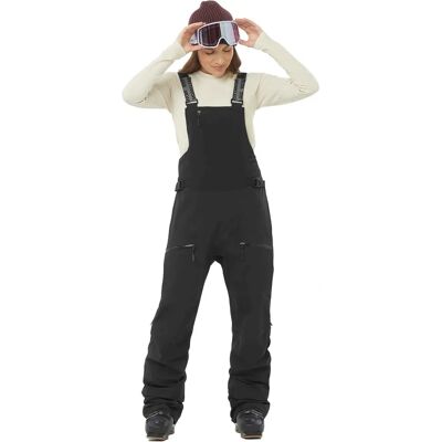 Salomon Absolute Bib W Deep Black S - Ski-Hose Salomon Absolute Bib W Deep Black S - Ski-Hose