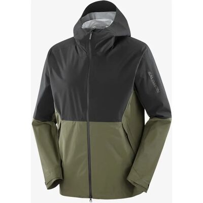 Salomon Outerpath 2,5l Wp Jkt M Tiefschwarz - Jacke Salomon Outerpath 2,5l Wp Jkt M Tiefschwarz - Jacke