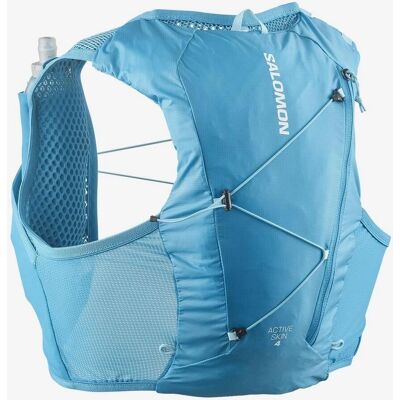 Salomon Active Skin 4 Blue Danube Chaleco hidratação - Mochila Salomon Active Skin 4 Blue Danube Chaleco hidratação - Mochila
