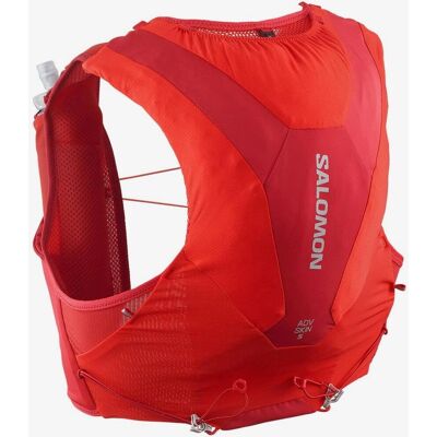 Salomon ADV Skin 5 Rosso Intenso - Gilet di Idratazione Salomon ADV Skin 5 Rosso Intenso - Gilet di Idratazione