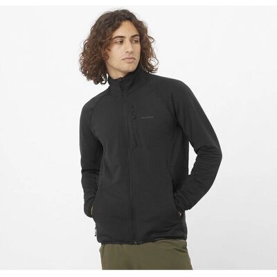 Salomon Essential Lightwarm Full Zip - Giacca pile Salomon Essential Lightwarm Full Zip - Giacca pile