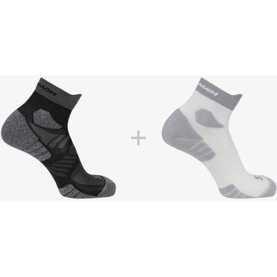 Calcetines Aero Ankle 2-Pack Salomon - Absorben humedad, Acolchados, Antiampollas Calcetines Aero Ankle 2-Pack Salomon - Absorben humedad, Acolchados, Antiampollas