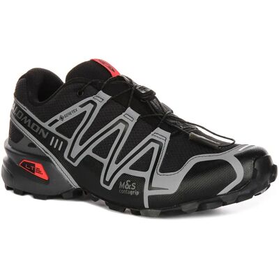 Salomon SPEEDCROSS 3 GTX Sneakers - Black/Asphalt/Flsc - Unisex Salomon SPEEDCROSS 3 GTX Sneakers - Black/Asphalt/Flsc - Unisex