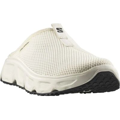Chaussures Salomon Reelax Slide 6.0 - Confort, Blanc, Noir, Beige - Publicité Chaussures Salomon Reelax Slide 6.0 - Confort, Blanc, Noir, Beige - Publicité