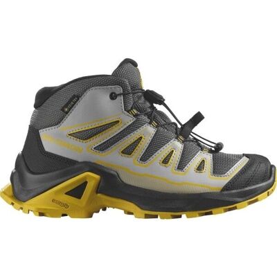 Salomon X Ultra Mid Gore-Tex Castlerock/black/spicy Mustard - Wanderschuh Salomon X Ultra Mid Gore-Tex Castlerock/black/spicy Mustard - Wanderschuh