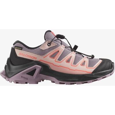 Salomon Kids' X Ultra Gore-Tex Nirvana/black/fusion Coral - Vandresko for barn Salomon Kids' X Ultra Gore-Tex Nirvana/black/fusion Coral - Vandresko for barn