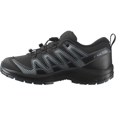 Salomon Kids' Xa Pro V8 Waterproof svarte sko - Sko Salomon Kids' Xa Pro V8 Waterproof svarte sko - Sko