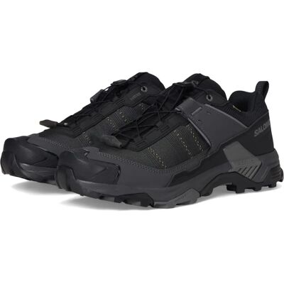 Salomon X Ultra 5 Wide GTX Sort/Asfalt/Castlerock - Vandrestøvler Salomon X Ultra 5 Wide GTX Sort/Asfalt/Castlerock - Vandrestøvler