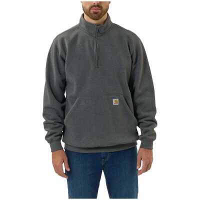 Carhartt Quarter-Zip Sweatshirt (105294) - karbon Carhartt Quarter-Zip Sweatshirt (105294) - karbon