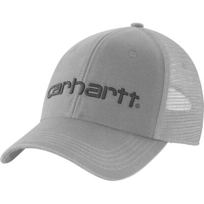 Carhartt Canvas Mesh Back Logo Graphic Cap (101195) - asfalt/svart Carhartt Canvas Mesh Back Logo Graphic Cap (101195) - asfalt/svart